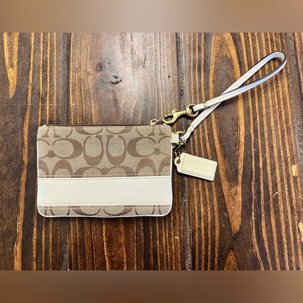 Coach Bags Coach Legacy Brown Wristlet With Strap, #Co849-41637